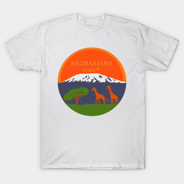 Kilimanjaro Altitude T-Shirt by SakuraDragon